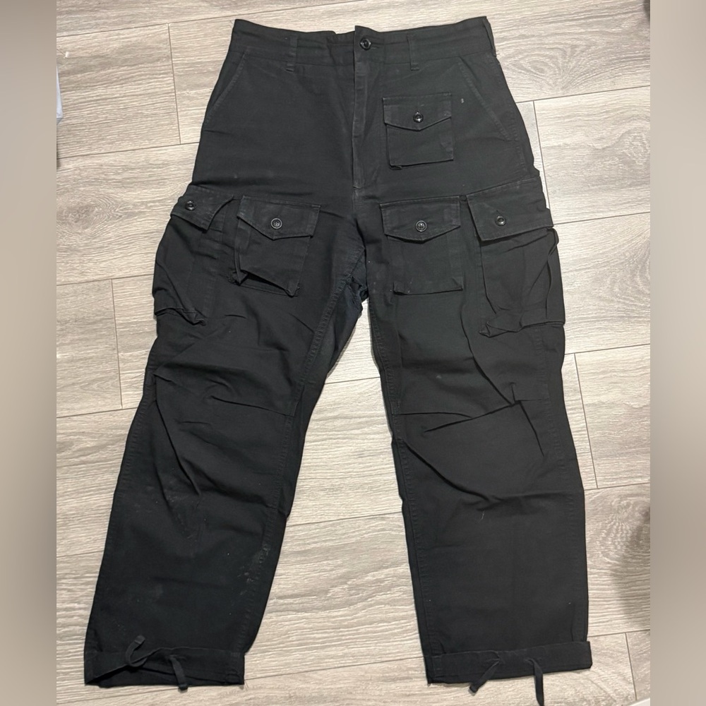 Engineered garment cargo pants